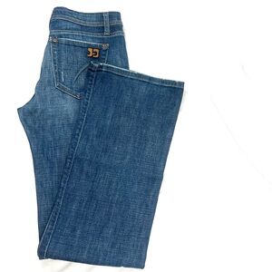 Joe's Jeans Y2K Mid Rise Flare Bootcut Jeans W28 Dark Blue Vintage 00s